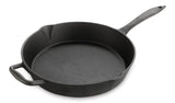 Pre-Seasoned Cast Iron Skillet, Oven & Broiler Safe, Black, 10-in