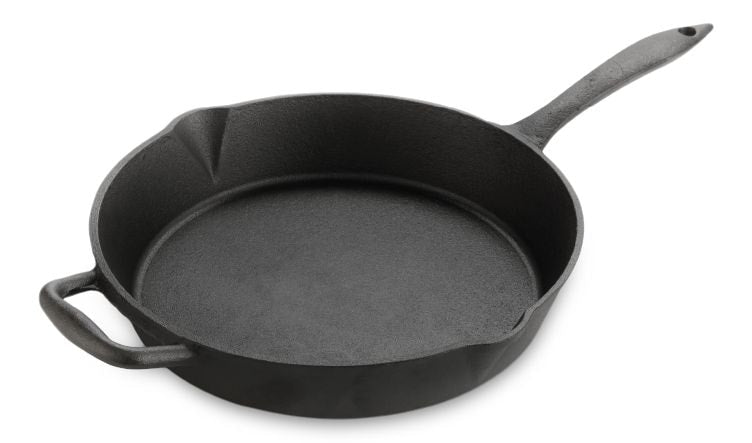 Pre-Seasoned Cast Iron Skillet, Oven & Broiler Safe, Black, 10-in