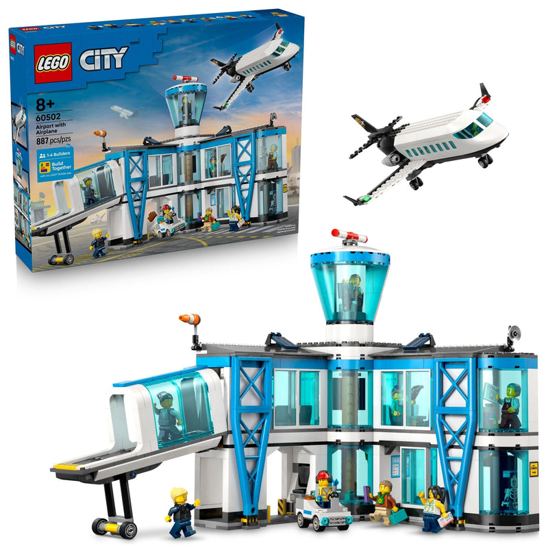 City Airport With Airplane Building Set - 60502, 887-pcs, Ages 8+ P1675