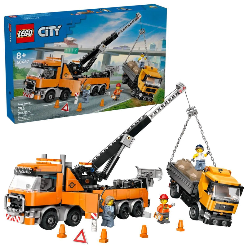 City Heavy-Duty Recovery Tow Truck with Crane - 60467, 793-pcs, Ages 8+ G495