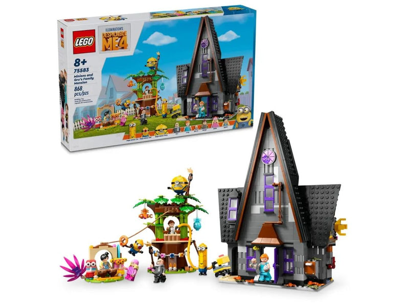 Despicable Me 4 Minions and Gru's Family Mansion - 75583, 868-pcs, Ages 8+ S4244