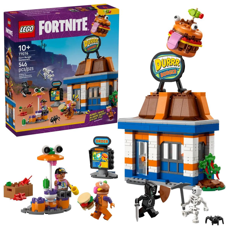 Fortnite Durrr Burger Restaurant - 77076, 546-pcs, Ages 10+ L5539