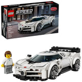 Speed Champions Bugatti Centodieci Hyper Sports Car - 77240, 291-pcs, Ages 9+