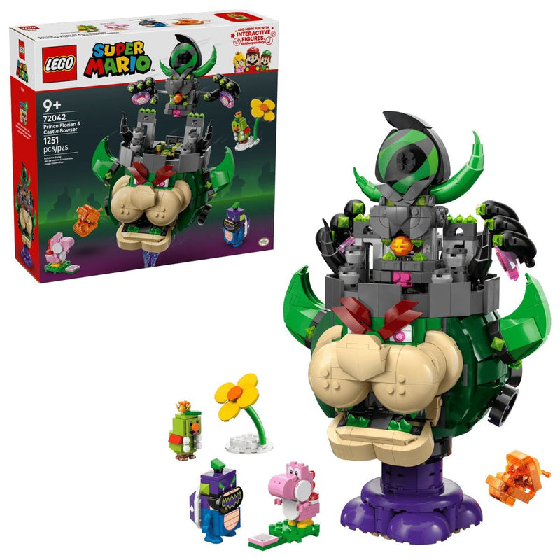 Prince Florian & Castle Bowser - 72042, 1251-pcs, Ages 9+ R3715