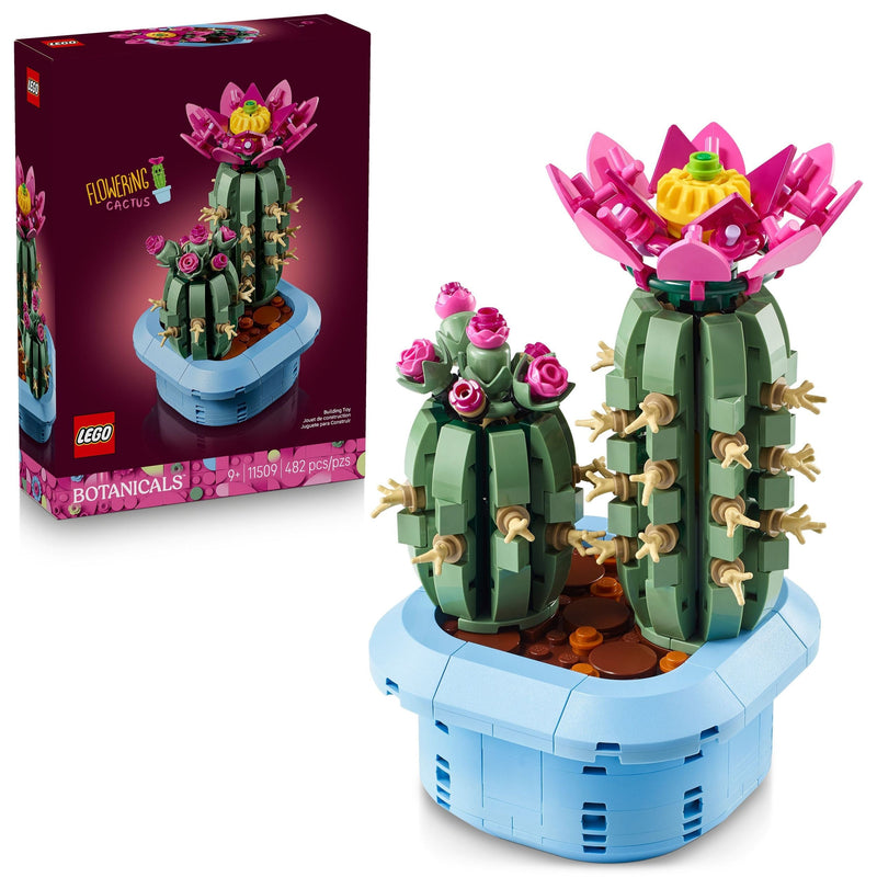 The Botanical Collection Flowering Cactus Building Set - 11509, 482-pcs, Ages 9+ C1606
