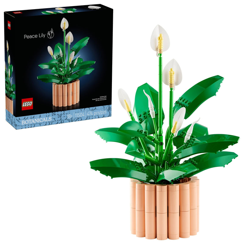The Botanical Collection Peace Lily Flower Building Set - 11504, 474-pcs, Ages 18+ V2527