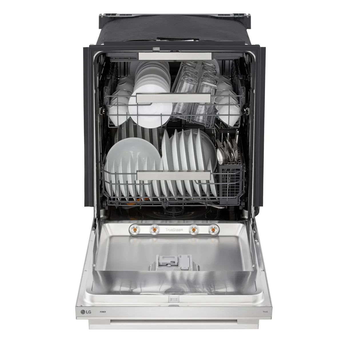 24 in. Smart FlushFit Top Control Dishwasher with QuadWash Pro