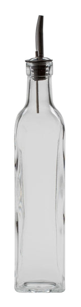 Glass Oil or Vinegar Cruet/Dispenser, Dishwasher Safe, 500-mL, Clear