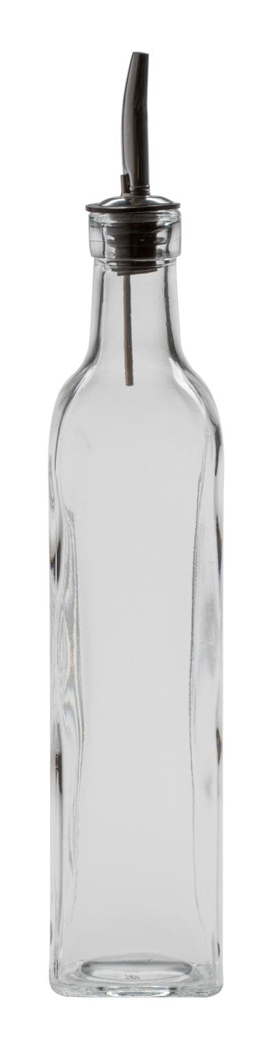 Glass Oil or Vinegar Cruet/Dispenser, Dishwasher Safe, 500-mL, Clear B6021