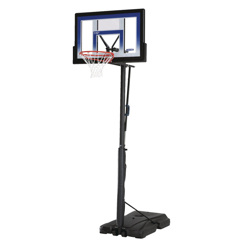 Portable Adjustable Basketball Backboard, Hoop & Net System, 48-in Q4218