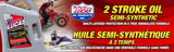 2-Stroke Semi-Synthetic Land & Sea Oil, 3.87-L