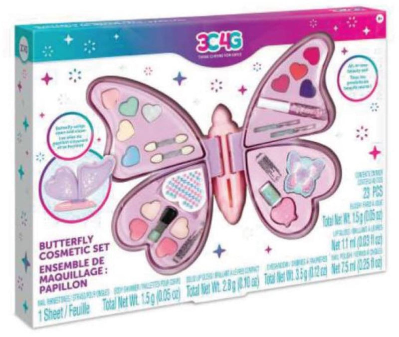 All-in-One Butterfly Cosmetic Case for Ages 8+ G8635