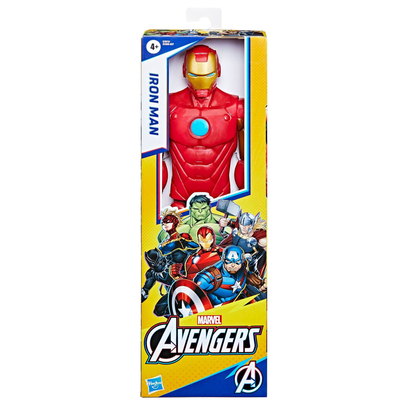 Hero Series Iron Man Action Figure, 12-in Toy, Ages 4+ M4856