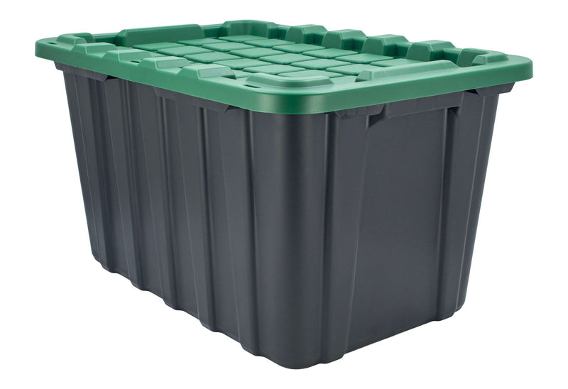 102-L Heavy-Duty Green/Black Tote H1198