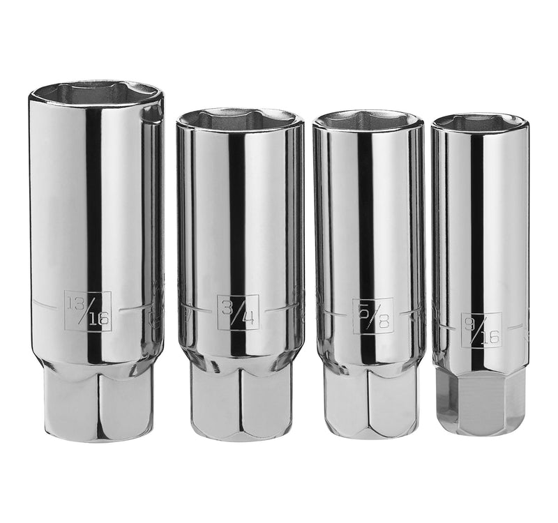 4 Piece 3/8" Drive Spark Plug Socket Set SAE U5105
