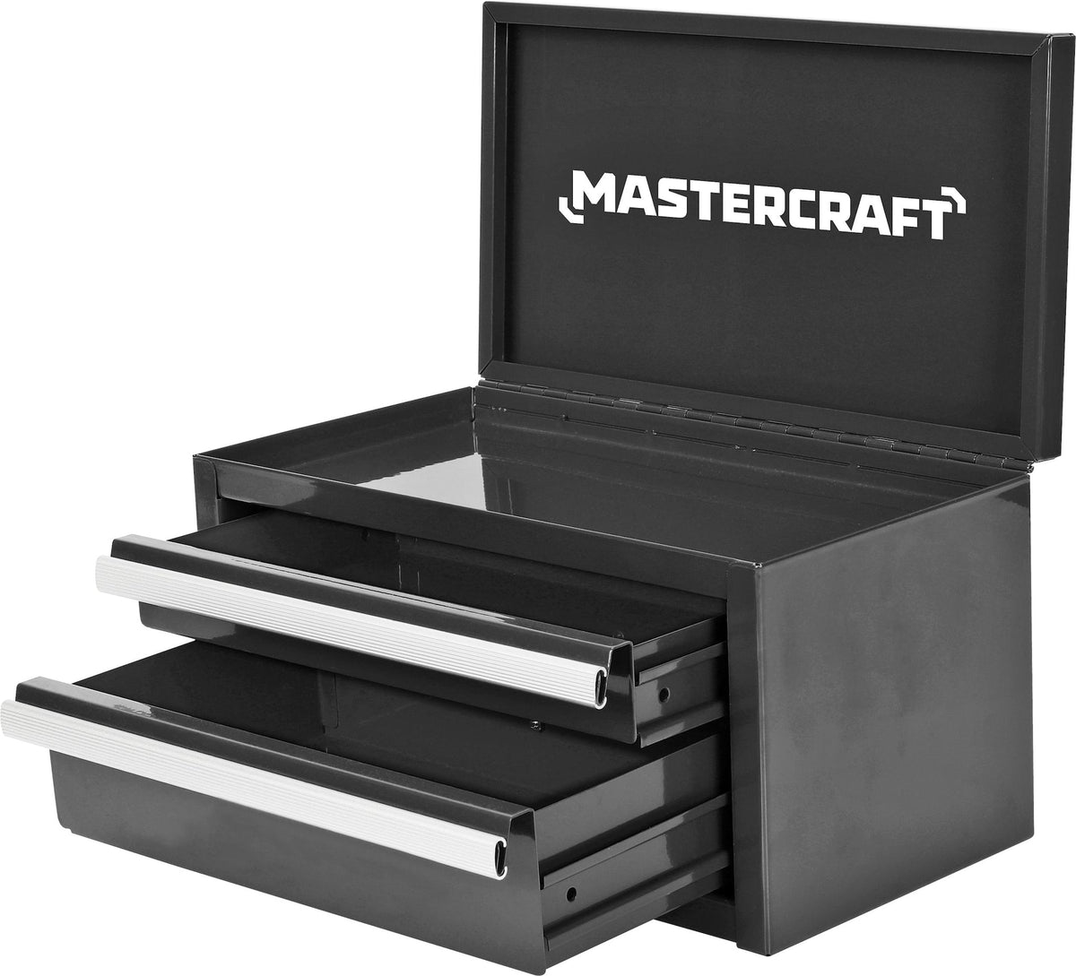 Mini Toolbox with 2 Drawers, Black