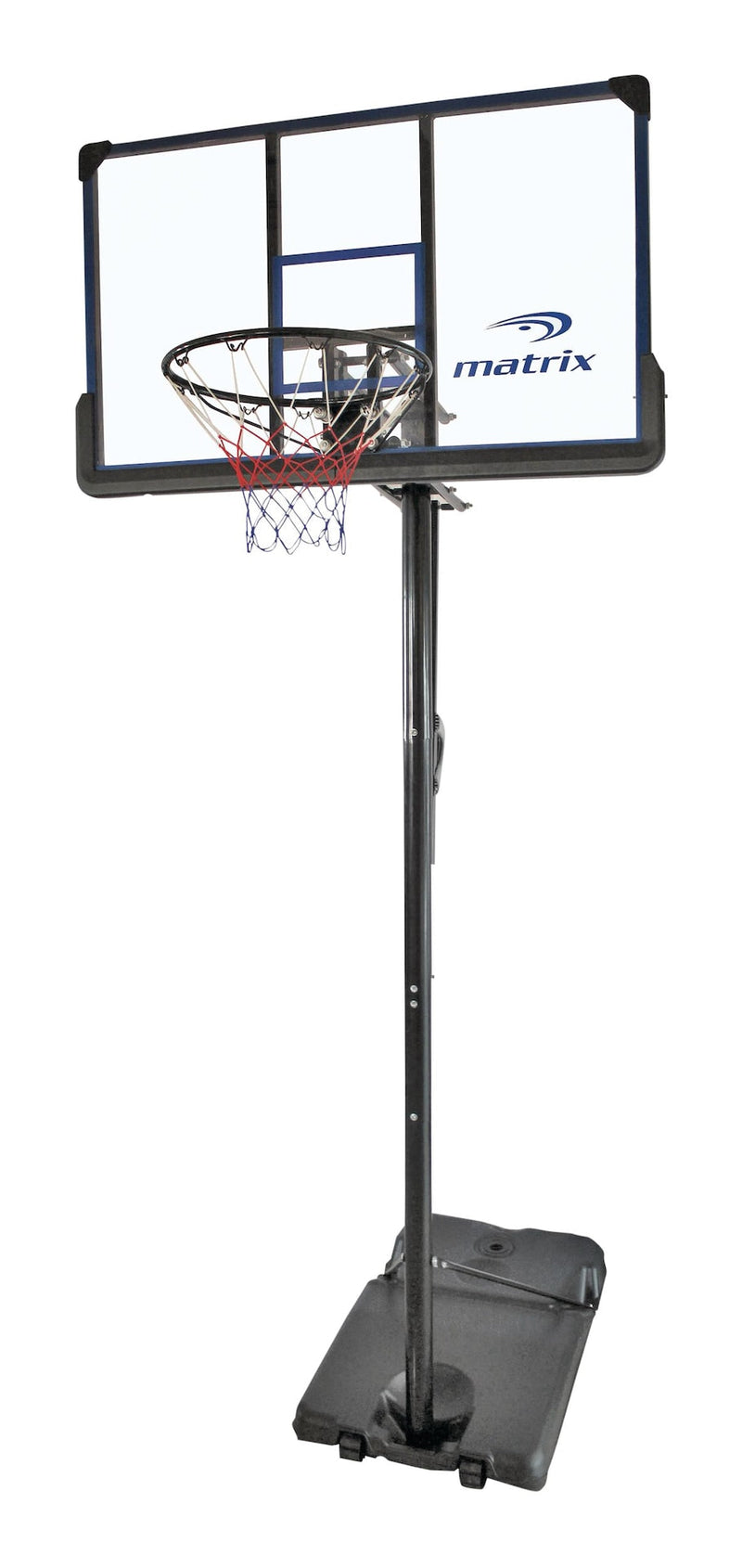Portable Adjustable Basketball Backboard, Hoop & Net System, 48-in M3622