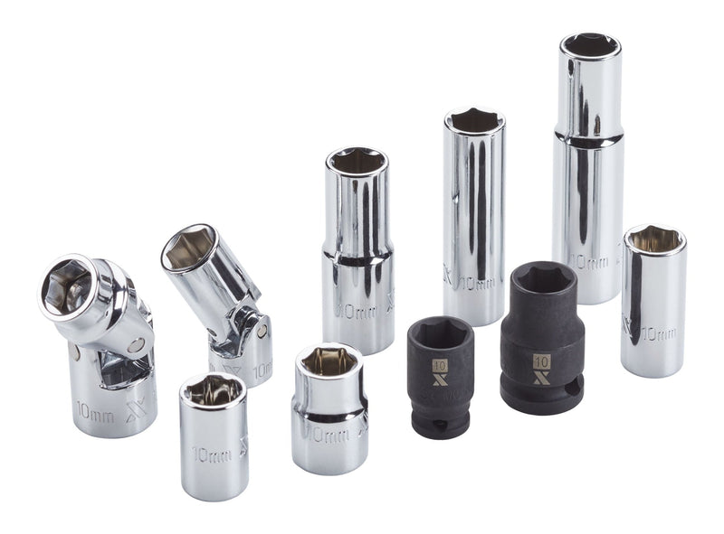 10-mm Socket Rail, 10-pc W3910