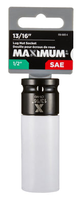 1/2-in Drive Lug Nut Socket, 13/16-in