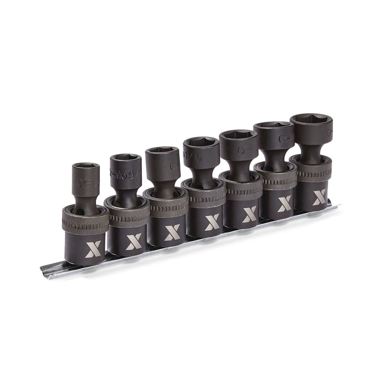 1/2-in Drive Swivel Impact Socket Set, 7-pc, SAE, Cr-Mo M2668