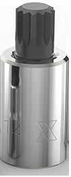 1/2-in Drive Triple Square Hex Bit Socket