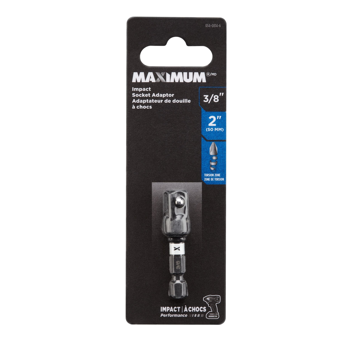 2-in Socket Adaptor, 3/8-in