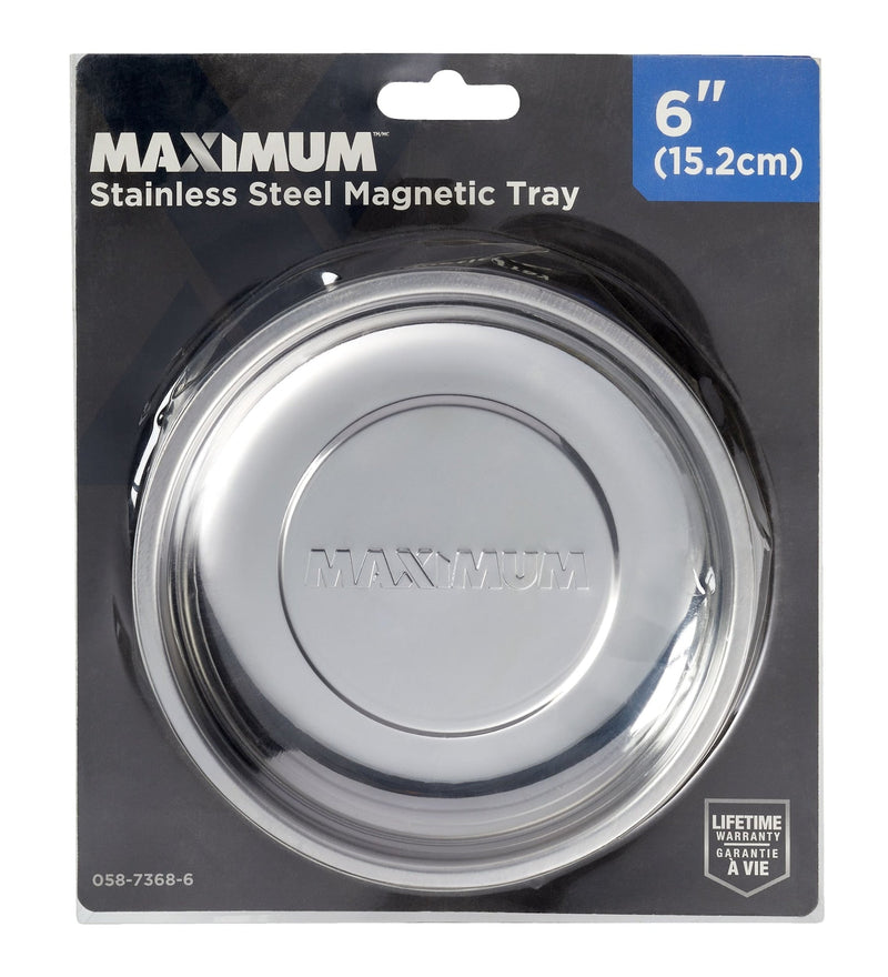 Magnetic Tool Bowl Tray/Holder, Stainless Steel V2158