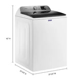 Maytag 5.5 cu ft. White Top Load Washer with Deep Fill option