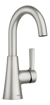 Mikah Single Handle Bathroom Faucet, Spot-resistant Brushed Nickel