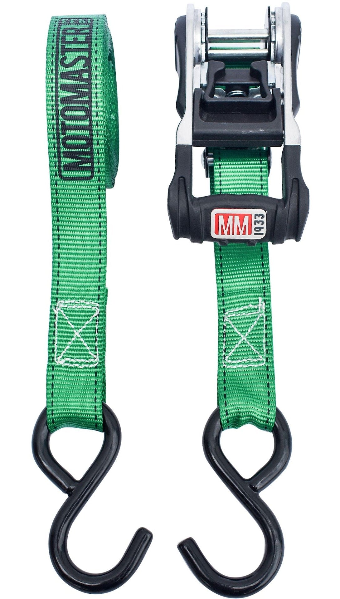 1,500-lb Ratchet Tie Down Straps, with Padded Handle, 1-in x 14-ft