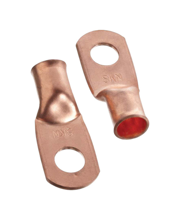 Copper Battery Cable Ends/Terminal Lugs/Ring Terminals, 1-Gauge, 3/8-in Stud J7423