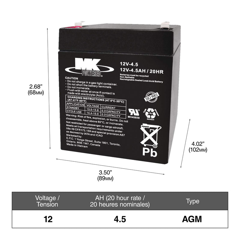 NAUTILUS EXTREME AGM Group Size 27 Battery U3899