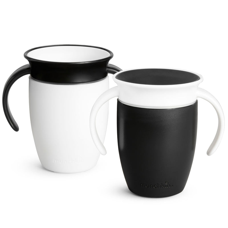 Miracle 360° Black & White Trainer Cup, 7-oz, 2-pk J3967