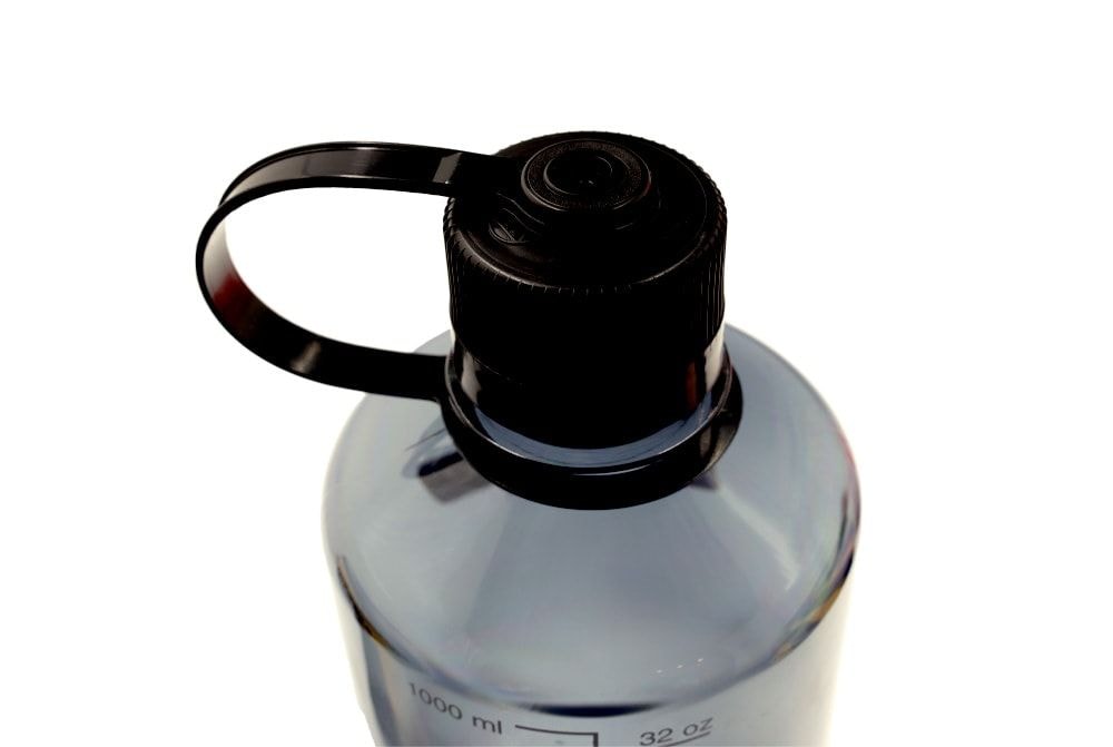Sustain Narrow Mouth Water Bottle, Grey, 1 L