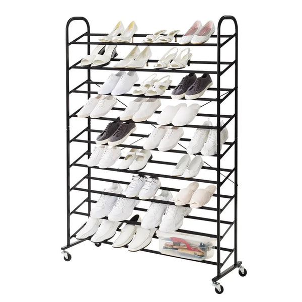 9 Tier Rolling Shoe Tower K1011