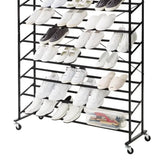 9 Tier Rolling Shoe Tower