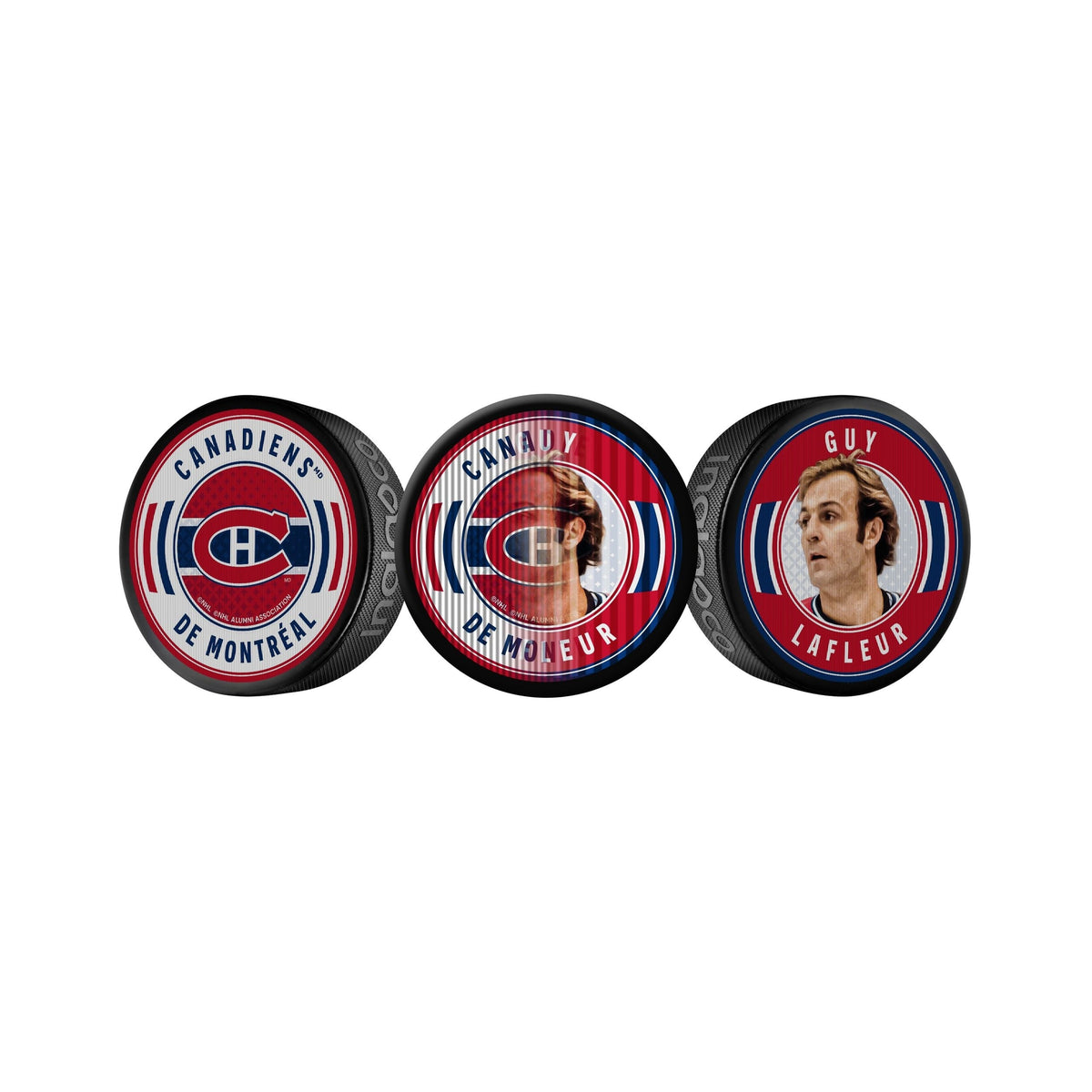 Guy Lafleur Dual-Image Lenticular Hockey Puck, 6-oz