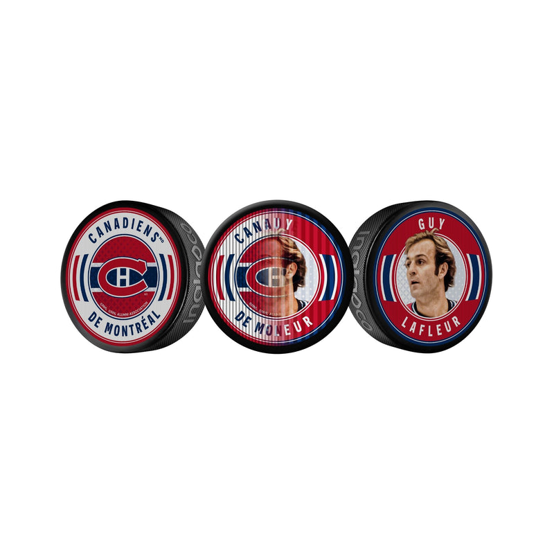 Guy Lafleur Dual-Image Lenticular Hockey Puck, 6-oz E6227