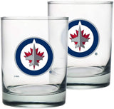 Hockey Rocks Glass, 2-pk
