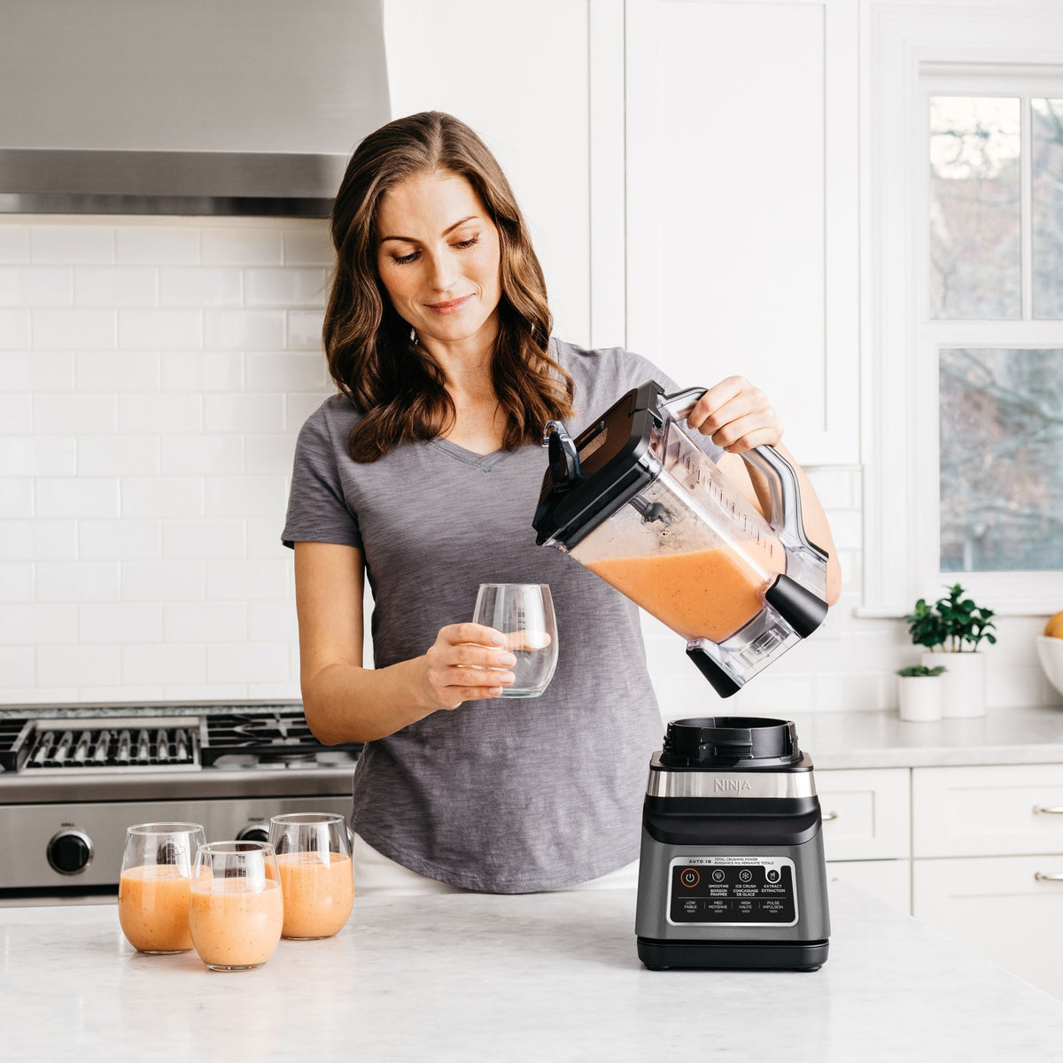 Professional Plus Blender DUO with 3 Pre-Set Auto IQ Programs, Stainless Steel, 1400W