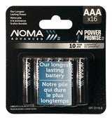 Advanced 16-pk AAA Alkaline Batteries, Long Lasting, All Purpose