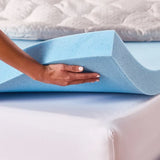 Pillow Top Plus Gel Memory Foam 4-inch Mattress Topper