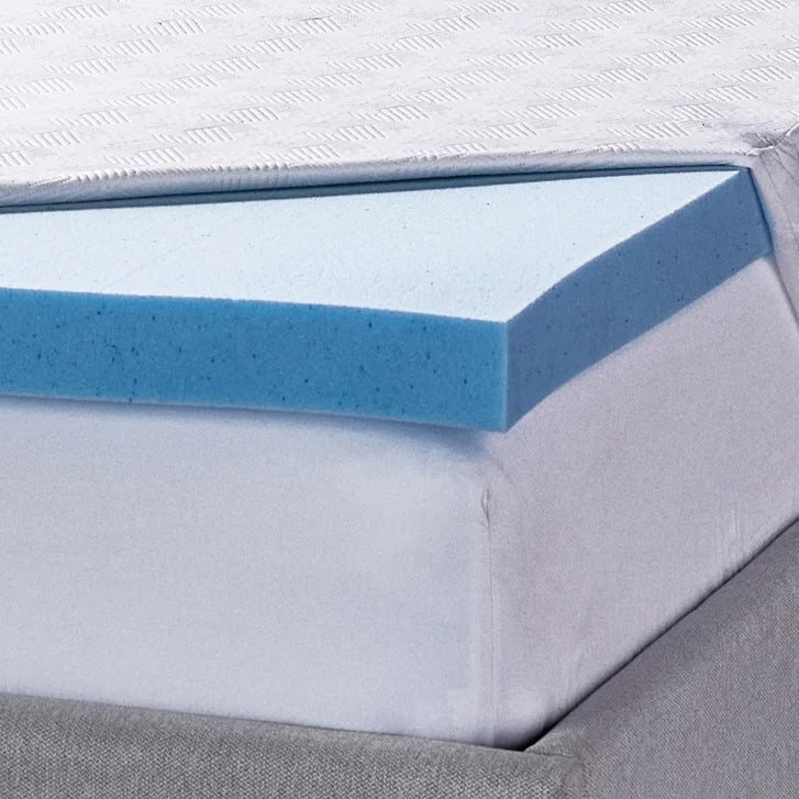 Pillow Top Plus Gel Memory Foam 4-inch Mattress Topper