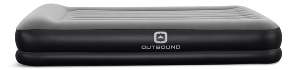 Double High Flocked Airbed, Queen, Grey P1914