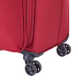 Softside Large Luggage, Wheeled, Red