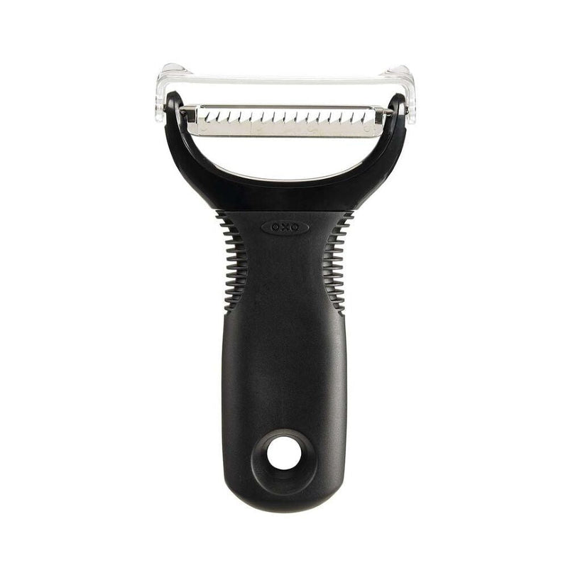 Stainless Steel Julienne Peeler, Black P9355