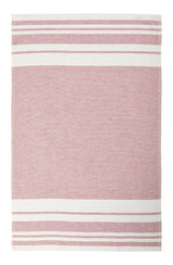 All-Purpose Striped Flatweave Terry Kitchen Towels, Red, 2-pk