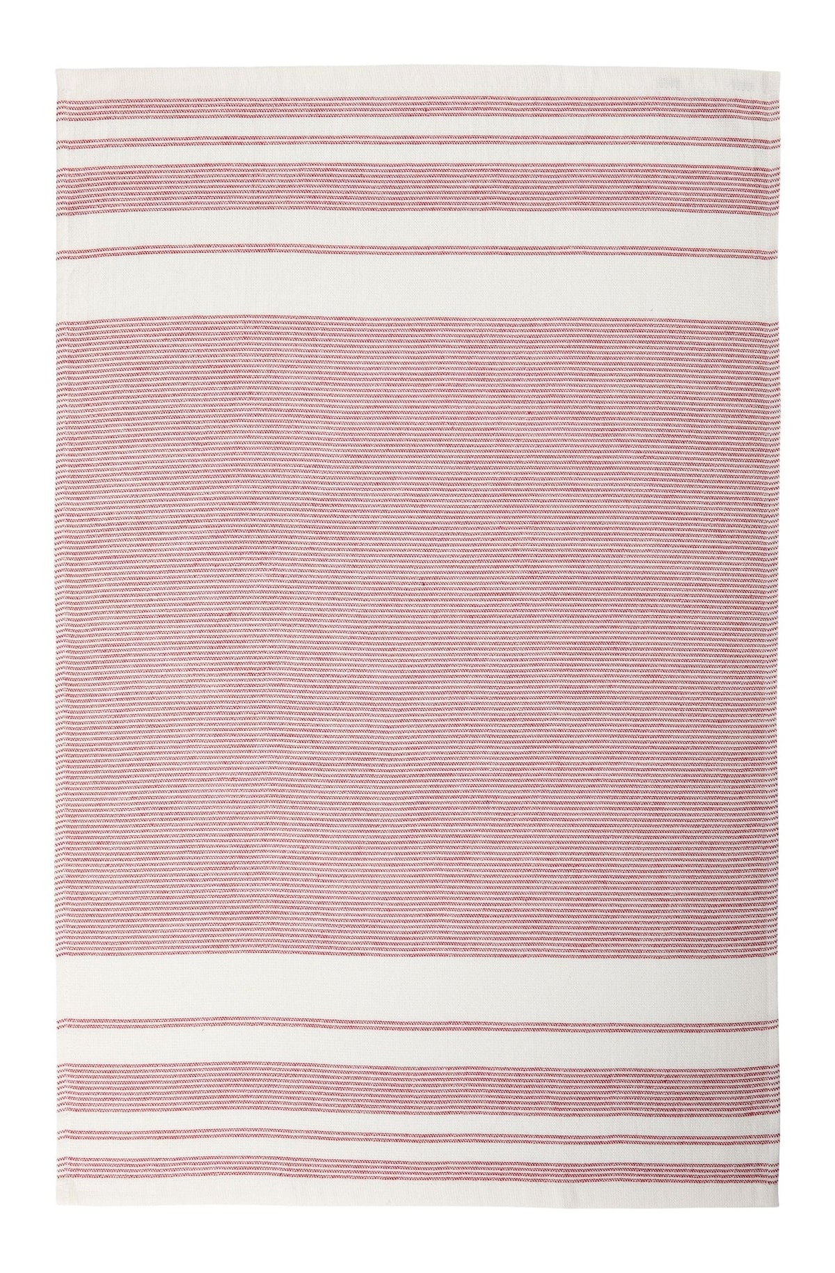 All-Purpose Striped Flatweave Terry Kitchen Towels, Red, 2-pk