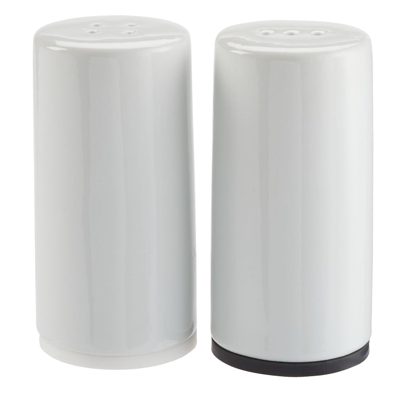 Professional Salt & Pepper Shakers, Dishwasher-Safe, White L9140