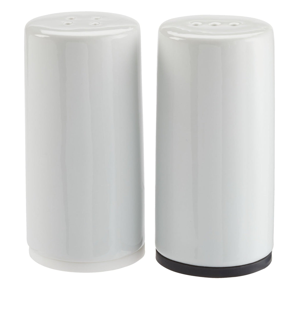 Professional Salt & Pepper Shakers, Dishwasher-Safe, White